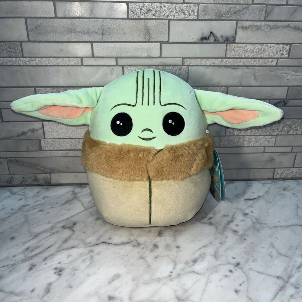 Squishmallows Star Wars Mandalorian Grogu The Child Baby Yoda 9.5" Plush Disney